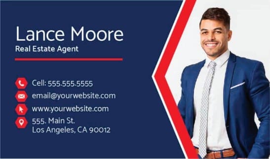 real estate business card template