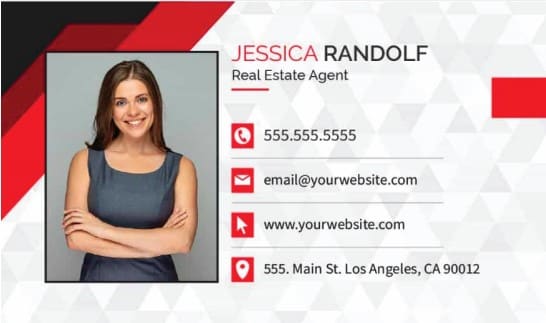 real estate business card template