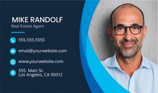 real estate business card template