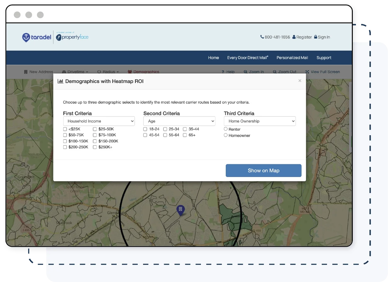 direct campaign demographic targeting tool