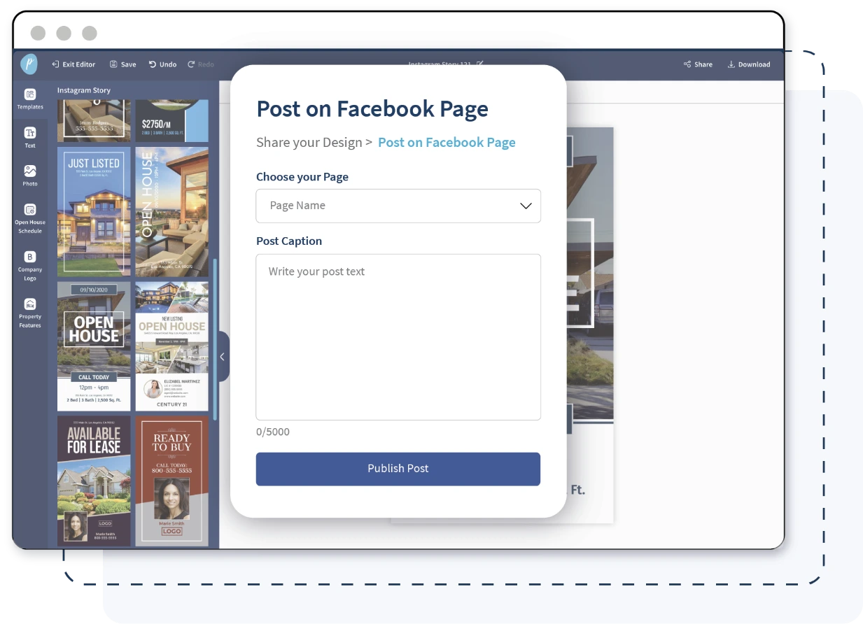post social media directly to facebook feed